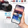 Lecteur Carte SD iPhone, [Apple MFi Certified] 3 en 1 Lecteur de Carte SD pour iPhone, L-ecteur C-Arte S-D USB C pour i-Phone 15