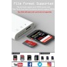 Trail Game Lecteur de Carte SD pour iPhone iPad - Caméra 2 en 1 avec Double Fente pour Micro SD/SD - Adaptateur de Carte mémoire