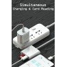 Trail Game Lecteur de Carte SD pour iPhone iPad - Caméra 2 en 1 avec Double Fente pour Micro SD/SD - Adaptateur de Carte mémoire