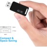 Lecteur de Carte SD, AIYEEN Adaptateur USB2.0 OTG 2-en-1 Adaptateur de Carte Mémoire avec Lanière pour Carte Mémoire TF, SD, SDH