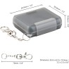 PROfezzion Rangement Carte SD 12 Emplacements, Porte Boîte Étui Carte SD Résistant à l'eau pour 4 SD/SDHC/SDXC + 8 Micro SD/SDHC
