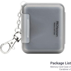 PROfezzion Rangement Carte SD 12 Emplacements, Porte Boîte Étui Carte SD Résistant à l'eau pour 4 SD/SDHC/SDXC + 8 Micro SD/SDHC