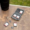 PROfezzion Rangement Carte SD 12 Emplacements, Porte Boîte Étui Carte SD Résistant à l'eau pour 4 SD/SDHC/SDXC + 8 Micro SD/SDHC
