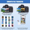 Flintronic Lecteur de Carte SD, 3 en 1 Adaptateur Carte SD USB C vers Micro SD/TF, Lecteurs Carte Mémoire Externes, Lecteur de C