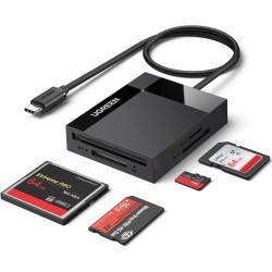 Uvert usb c lecteur carte sd microsd cf ms adaptateur compact flash 4 en 1 5gbps lecteur cartes mémoire externe compatible avec 