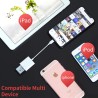 Lecteur d'appareil photo USB C vers carte SD pour iPhone 17, 16, 15, [certifié Apple MFi] USB C vers lecteur de carte mémoire Tr