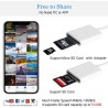 Lecteur d'appareil photo USB C vers carte SD pour iPhone 17, 16, 15, [certifié Apple MFi] USB C vers lecteur de carte mémoire Tr