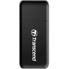 Transcend Lecteur de cartes multifonction avec emplacements SD et microSD et connecteur USB USB 3.1 Gen 1, Noir - TS-RDF5K