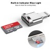 [Certifié Apple MFi] Lecteur de Micro SD pour iPhone - Adaptateur Lightning vers Micro SD/TF pour iPhone 14 13 12 11 Pro Max XS 