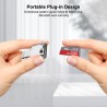 [Certifié Apple MFi] Lecteur de Micro SD pour iPhone - Adaptateur Lightning vers Micro SD/TF pour iPhone 14 13 12 11 Pro Max XS 