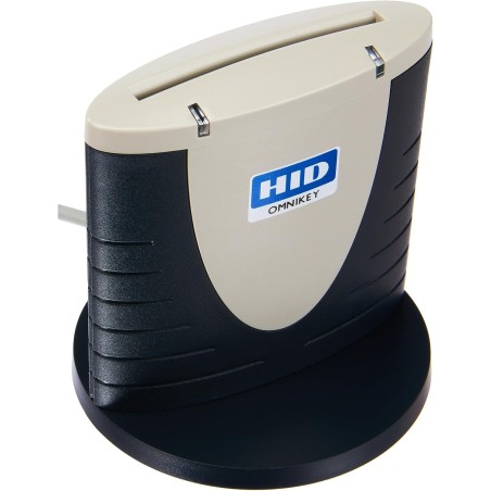 HID Omnikey 3121 Lecteur de Carte d'identité eID Smart Card USB ID Gris Noir