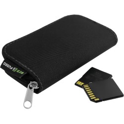 Étui pour Cartes Mémoire Eco-Fused - Convient pour jusqu'à 22x SD, SDHC, Micro SD, Mini SD et 4X CF - Porte-Cartes avec 22 Empla