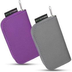 Étui de Transport pour Carte mémoire - Adapté pour Cartes SD et SDHC - 8 Pages et 22 logements - Chiffon de Nettoyage en Micro-F