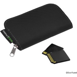 Étui pour Cartes Mémoire Eco-Fused - Convient pour jusqu'à 22x SD, SDHC, Micro SD, Mini SD et 4X CF - Porte-Cartes avec 22 Empla