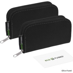 Étui pour Cartes Mémoire Eco-Fused - Convient pour jusqu'à 22x SD, SDHC, Micro SD, Mini SD et 4X CF - Porte-Cartes avec 22 Empla