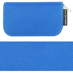 Étui de Transport pour Carte mémoire - Adapté pour Cartes SD et SDHC - 8 Pages et 22 logements - Chiffon de Nettoyage en Micro-F