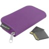Étui pour Cartes Mémoire Eco-Fused - Convient pour jusqu'à 22x SD, SDHC, Micro SD, Mini SD et 4X CF - Porte-Cartes avec 22 Empla