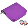 Eco-Fused Étui pour des Cartes mémoire - Convient jusqu'à 44x SD, SDHC, Micro SD, Mini SD et 4X CF - Titulaire avec 44 emplaceme