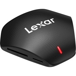 Lexar Professional multi-cartes 3-in-1 USB 3.1 Lecteur, Jusqu'à 312 Mo/s pour Carte SD/Carte Micro SD, 160 Mo/s pour Carte Compa