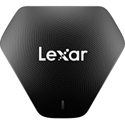 Lexar Professional multi-cartes 3-in-1 USB 3.1 Lecteur, Jusqu'à 312 Mo/s pour Carte SD/Carte Micro SD, 160 Mo/s pour Carte Compa