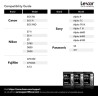 Lexar Professional 1667x Carte SD 256 Go, Carte Memoire SDXC UHS-II, Jusqu'à 250 Mo/s en lecture, Class 10, U3, V60, SD pour pho