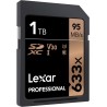 Lexar Professional 633x Carte SD 1To, Carte SDXC UHS-I, Jusqu'à 95 Mo/s en Lecture, pour DSLR milieu de gamme, Caméscope HD, Cam