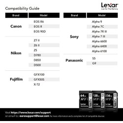 Lexar Professional 1667x Carte SD 128Go, Carte Memoire SDXC UHS-II, Jusqu'à 250 Mo/s en lecture, Class 10, U3, V60, SD pour phot