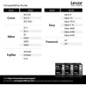 Lexar Lot de 2 cartes SD professionnelles 1667x 128 Go, SDXC UHS-II, jusqu'à 250 Mo/s en lecture, 120 Mo/s en écriture, classe 1