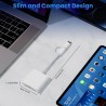 Adaptateur Lecteur Carte SD/Micro SD USB C 2 en 1 pour iPhone 16/15/14/13, MacBook, Galaxy S20/S21 - Mémoire Externes