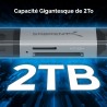 SABRENT Lecteur Carte SD USB C avec 5 Gbps Transfert Rapide, (2 en 1) Lecteur Micro SD Accès Simultané à 2 Cartes Mémoire SD/Mic