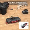 Kiorafoto Boite Rangement Carte SD, 9 Emplacements Résistant à l'eau et aux Chocs pour 6 SD SDXC SDHC et 3 Compact Flash CF, Etu