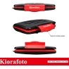 Kiorafoto Boite Rangement Carte Compact Flash, Professionnel Imperméable aux Chocs pour 6 Cartes CF, Etui Carte Compact Flash av