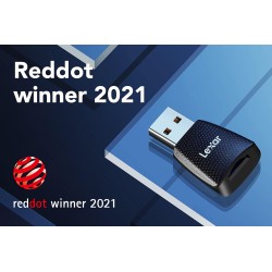 Lexar Multi-Cartes 2 in 1 USB 3.1 Lecteur, Jusqu'à 312 Mo/s pour Carte SD UHS-I UHS-II et Carte Micro SD, Adaptateur Compatible 