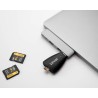 Lexar Multi-Cartes 2 in 1 USB 3.1 Lecteur, Jusqu'à 312 Mo/s pour Carte SD UHS-I UHS-II et Carte Micro SD, Adaptateur Compatible 