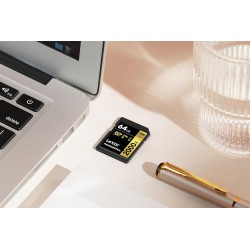 Lexar Professional 2000x Carte SD 64 Go, Carte mémoire SDXC UHS-II sans Lecteur, Jusqu'à 300 Mo/s en Lecture, pour DSLR, caméras