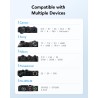Lexar argent pro carte sd 2x128go, carte mémoire sd uhs-ii, v60, u3, c10, jusqu'à 280mo/s en lecture/120mo/s en écriture, carte 