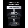 Lexar armor argent pro carte sd 256 go, carte mémoire sd uhs-ii, acier inoxydable, c10, u3, v60, vidéo uhd 6k, jusqu'à 280 mo/s 