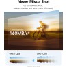 Lexar argent pro carte sd 256go, carte mémoire sd uhs-ii, v60, u3, c10, jusqu'à 280mo/s en lecture, 160mo/s en écriture, carte s