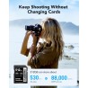 Lexar argent pro carte sd 512go, carte mémoire sd uhs-ii, v60, u3, c10, jusqu'à 280mo/s en lecture, 160mo/s en écriture, carte s
