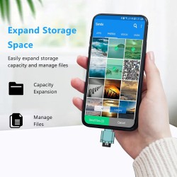 Lecteur de Carte TF, Lecteur de Carte Micro SD, Adaptateur de Lecteur de Carte Mémoire TF Type C avec Adaptateur USB C vers USB 
