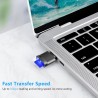 Lecteur de Carte TF, Lecteur de Carte Micro SD, Adaptateur de Lecteur de Carte Mémoire TF Type C avec Adaptateur USB C vers USB 