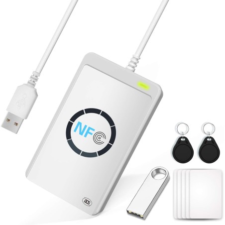 ACR122U Lecteur de Cartes à Puce NFC RFID Lecteur/Graveur Intelligente Contactless M1/UID Reader Writer ISO14443 A/B Mifare Feli