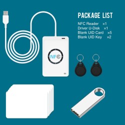ACR122U Lecteur de Cartes à Puce NFC RFID Lecteur/Graveur Intelligente Contactless M1/UID Reader Writer ISO14443 A/B Mifare Feli