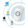 ACR122U Lecteur de Cartes à Puce NFC RFID Lecteur/Graveur Intelligente Contactless M1/UID Reader Writer ISO14443 A/B Mifare Feli