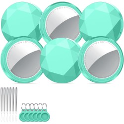 Air traceur tag lot de 6, localisateurs d’objets bleutooth fonctionne avec apple localiser (ios uniquement), air localisateurs t