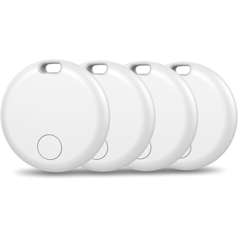 Smart Air Traceur Tag, Apple Traceur Lot de 4, Localiser Fonctionne avec Apple Find My(Uniquement iOS), Batterie Durée de Vie d'