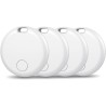 Smart Air Traceur Tag, Apple Traceur Lot de 4, Localiser Fonctionne avec Apple Find My(Uniquement iOS), Batterie Durée de Vie d'
