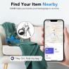 Smart Air Traceur Tag Lot de 4, Compatible avec Apple Localiser (iOS Uniquement), Air Localisateurs Tags pour Valises Portefeuil