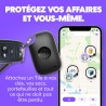 Tile by life360 pro (2024) - tracker bleutooth puissant, détecteur de clés et localisateur d'objets pour clés, sacs & autres. co