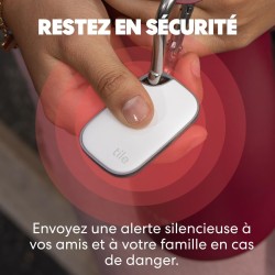 Tile by life360 pro (2024) - tracker bleutooth puissant, détecteur de clés et localisateur d'objets pour clés, sacs & autres. co